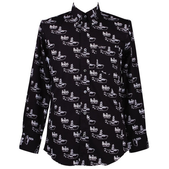comme des garcons button up shirt